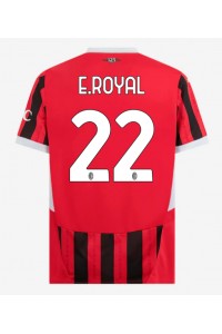 AC Milan Emerson Royal #22 Jalkapallovaatteet Kotipaita 2024-25 Lyhythihainen